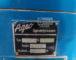 Maschine: AGEO SP 32-575 Handspindelpressen