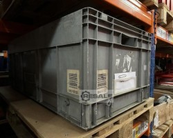 Maschine:  1,19m x 610 x 420mm Eurostapelbehälter