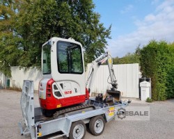 Maschine: TAKEUCHI TB216 with Anhänger Minibagger