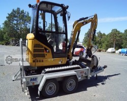 Maschine: CATERPILLAR 301.7D with Anhänger Minibagger