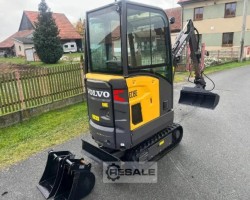 Maschine: VOLVO EC 15e 3-Zylinder 16 PS Minibagger