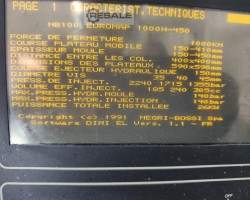 Maschine: NEGRI BOSSI NB100 Euromap 1000H-450 Spritzgiessmaschinen