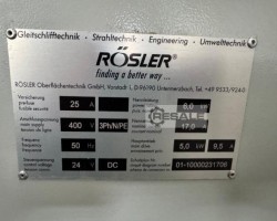 Maschine: RÖSLER OBERFLäCHENTECHNIK Rundvibrator R 320 EC Poliermaschinen