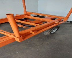 Maschine: FETRA 8189 L 3T Stabmaterial Langgut Transport Anhänger
