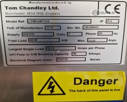 Maschine: TOM CHANDLAY Mk4M, 5 Deck Commercial Bread Oven Etagenbacköfen