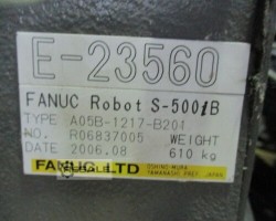 Maschine: FANUC S-500iB , R-J3iB Industrieroboter