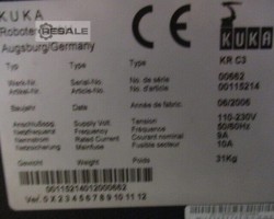 Maschine: KUKA KR3 Industrieroboter
