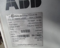Maschine: ABB ROBOTICS IRB 6400 R 2.5-150 M99 Industrieroboter