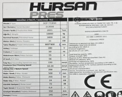 Maschine: HURSAN 300T Hydraulische Pressen