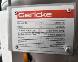 Maschine: GERICKE PTA50 Pneumatisches Fördersystem