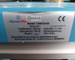 Maschine: HANSE LIFTER TASHT Hydr. Scherenhubtisch