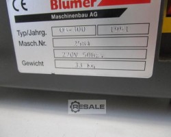 Maschine: BLUMER AKEBONO OB-300 BANDEROLIERMASCHINE
