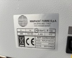 Maschine: MINIPACK TORRE Replay 55 Evo Schrumpfwickelkammer-Maschine