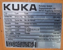 Maschine: KUKA KR 240 R2900 ultra Achs-Industrieroboter + KR C4