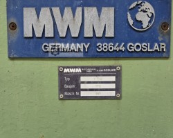 Maschine: MWM V-1000 Horizontalmischer 1.000 l.