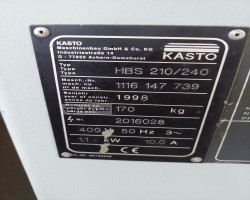 Maschine: KASTO HBS 210-240 Bügelsägen