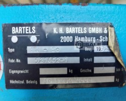 Maschine: BARTELS SR-SO Schwerlastregale