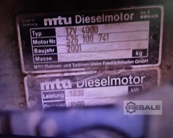 Maschine: MTU 12 V 4000 Dieselmotoren