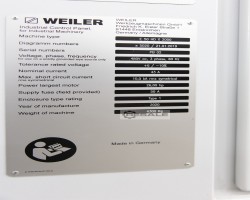 Maschine: WEILER E50HD x 2000 CNC Drehmaschinen