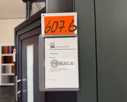 Maschine:  Amsterdam Aluminium-Ausstellungstür (mit Fingerscanner)