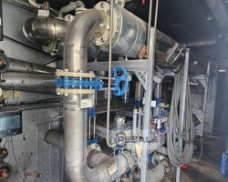 Maschine:  Rohrwärmetauscher Biogas BHKW Wärmetauscher