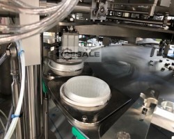 Maschine: GRUNWALD ROTARY 12000 MOZZARELLA-Abfüllmaschine in EImer