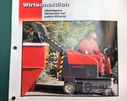 Maschine: GANSOW 150 P Saug- u. Kehrmaschine