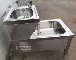 Maschine:   Hygienestation / Gastronomie-Spülbecken mit Handwa