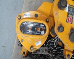 Maschine: KITO  15.000 KG CB150 Schwerlast-Handkettenzug