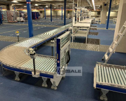 Maschine: SSI SCHäFER Fördertechnik, Packstraß Fördertechnikanlage, Packstraße
