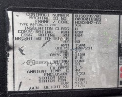 Maschine: JENBACHER J 312 GS C21 Stromerzeuger