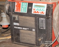 Maschine: EWM HIGHTEC WELDING Integral Inverter MIG 500 Puls MIG MAG Schutzgasschweissgeräte
