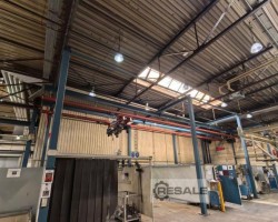 Maschine: SCHEFFER No: 22667/15 Hallenkran 500kg 4x125kg Deckenkran Demag