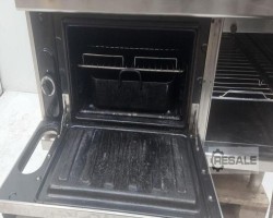 Maschine: EKU C9F-6GS Flammen-Erdgasherd mit Großraum-Gasbackofen