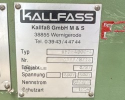 Maschine: KALLFASS KFP Transportbänder