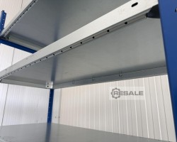 Maschine: META CLIP Abm.: 2.490x640 mm Fachbodenregale Lagerregale Regal Regale