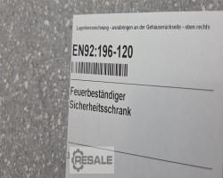 Maschine: PRIORITH  Feuerbeständiger Sicherheitsschrank