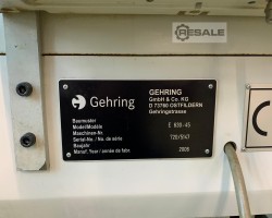 Maschine: GEHRING E 630-45 Honmaschine