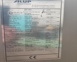 Maschine: ALUP Oekodry DT 260 Druckluft-Kältetrockner