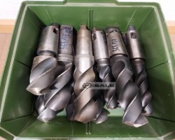 Maschine: HARTNER WESSELMANN FETTE Bohrer + Bohrfutter Röhm Spiralbohrer MK4/5 Ø 33 bis 62 mm