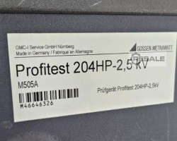 Maschine: GOSSEN METRAWATT Profitest 204+ Prüf Mobiles Prüfsystem