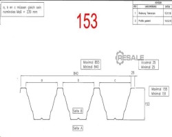 Maschine: PROFILE CASSETTES KNIVES for trapezoidal sheet metal Blechbiegemaschinen