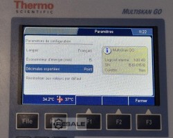 Maschine: THERMO SCIENTIFIC Multiskan GO Mikroplattenspektrophotometer 200 bis 1000 nm UV/VIS