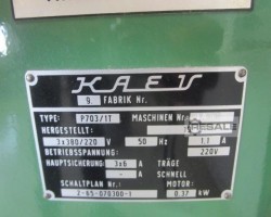 Maschine: KAEV P703/1T HEFTMASCHINE