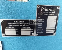 Maschine: PRINZING KSE 31-12 Kreisscheren