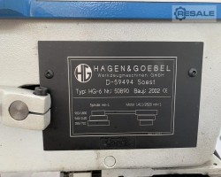 Maschine: HAGEN + GOEBEL HG-6 Gewindebohrmaschinen