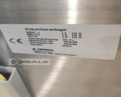 Maschine: HERMA 362 M Basic Dosenetikettiermaschinen