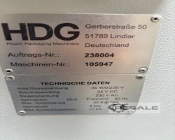 Maschine: HDG Duplex HFFS horizontale Standbeutelmaschine