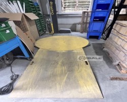 Maschine: SIAT Drehtellerstretch BV-O Paletten - Drehtellerwickelmaschine mit Rampe