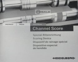 Maschine: HEIDELBERGER Channel Score Zubehör